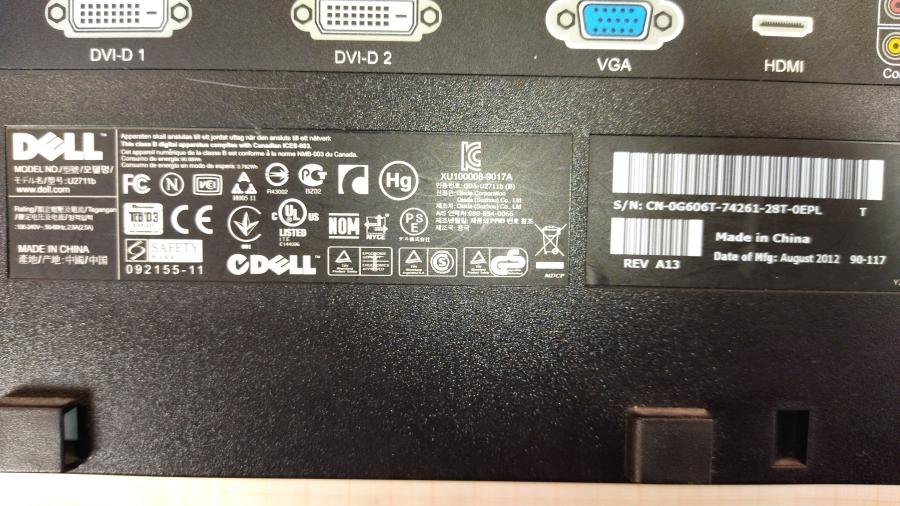 174-011-003 Монитор ЖК DELL U2711b #9