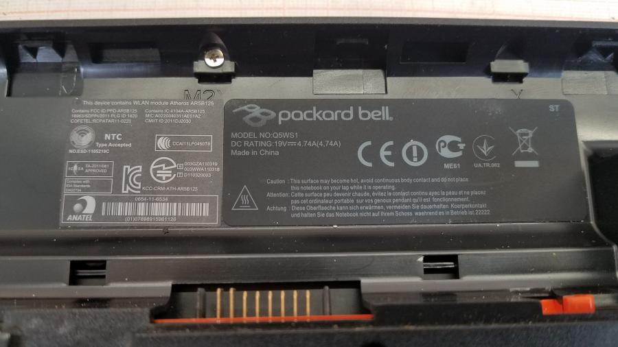 111-229-001 Ноутбук Packard Bell EasyNote TV11HC #14