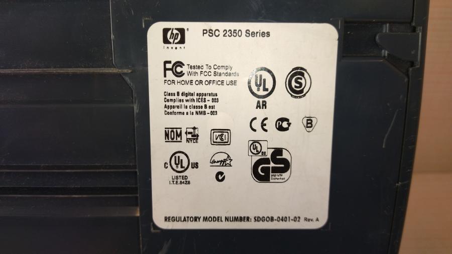 147-017-001 МФУ HP PSC 2353 All-in-One #18