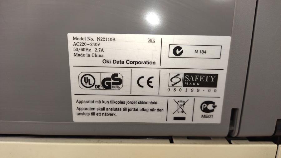 143-008-008 Принтер OKI B410d #17