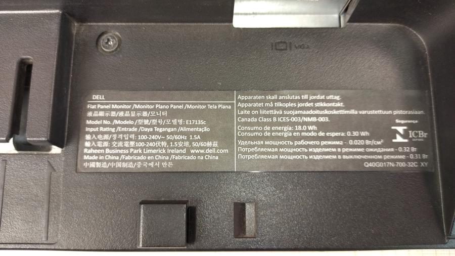 137-003-004 Монитор ЖК DELL E1713S #4