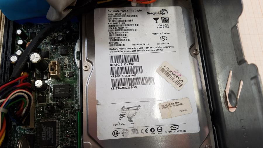 109-010-038 Системный блок HP Compaq DC5100 SFF #12