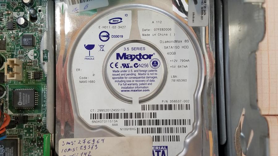 109-010-035 Системный блок HP Compaq DC5100 SFF #11