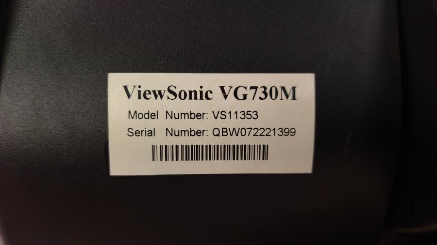098-008-003 Монитор ЖК VIEWSONIC VG730M #10