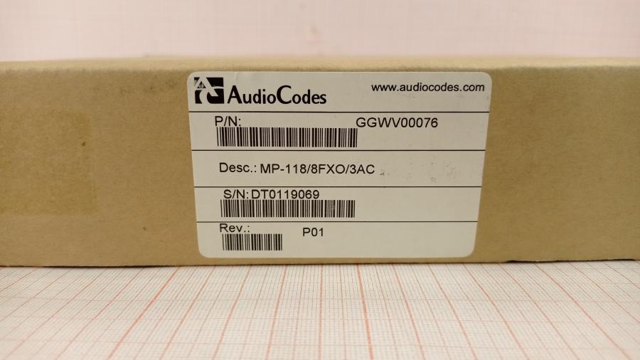 164-009-001 Шлюз VoIP AudioCodes MP-118/8FXO/3AC #14