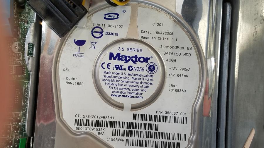 099-047-016 Системный блок HP Compaq DC5100 SFF #11