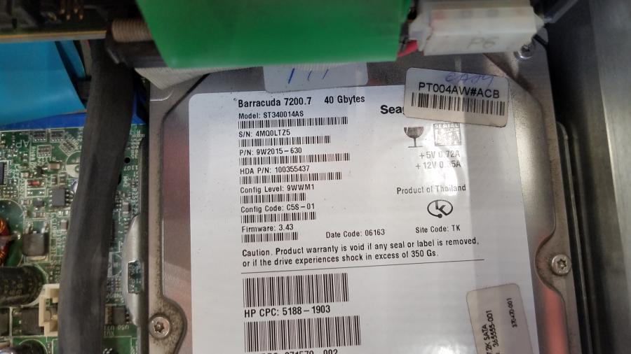 103-029-001 Системный блок HP Compaq DC5100 SFF #10