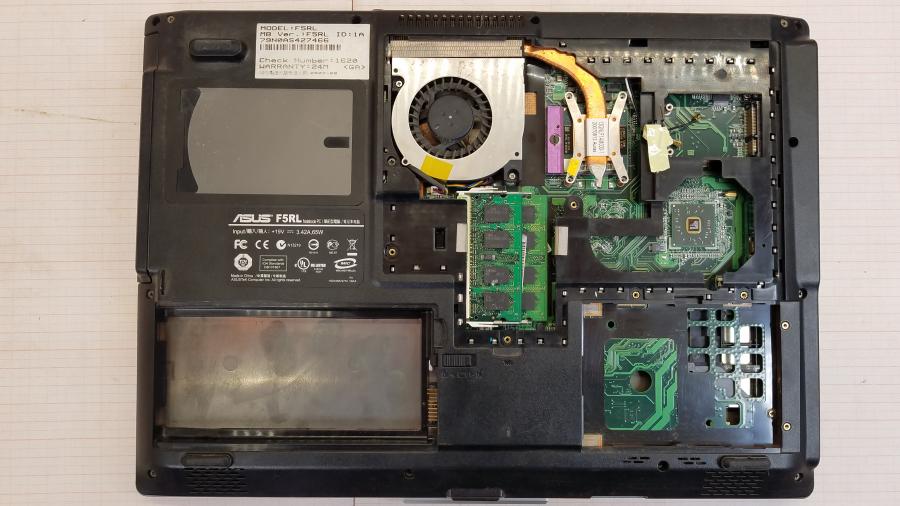 168-089-001 Ноутбук ASUS F5RL #9