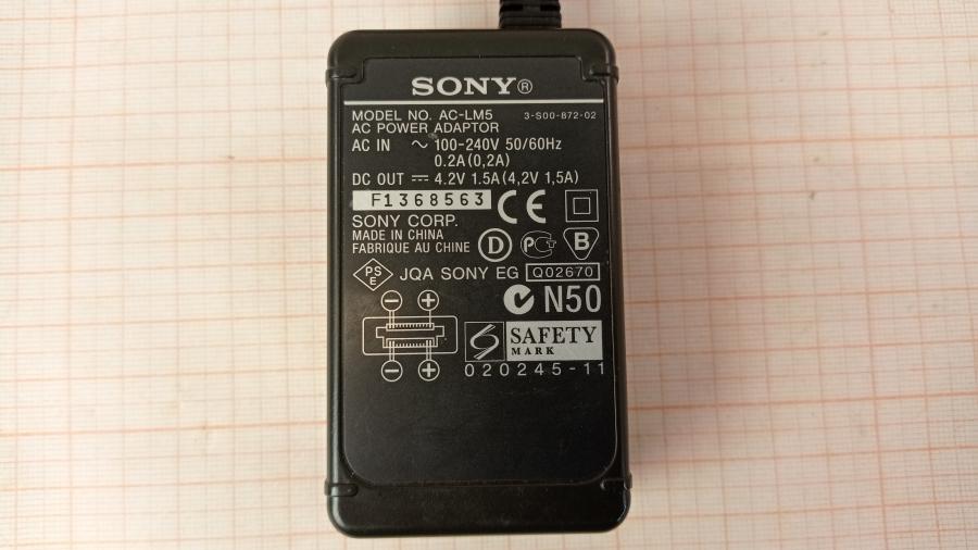 165-582-001 СЗУ для фотоаппарата SONY AC-LM5 #3