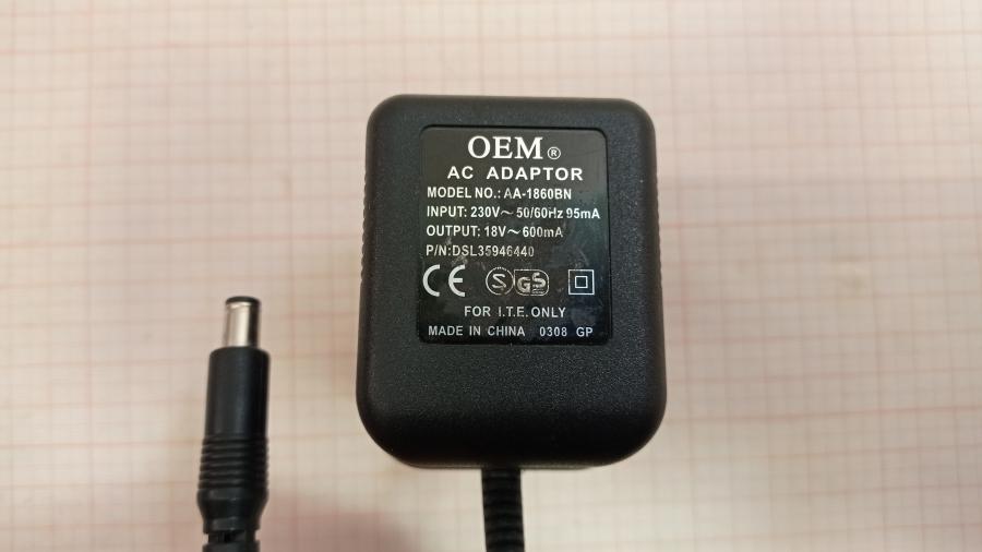 165-593-001 Блок питания (БП) OEM AA-1860BN #3