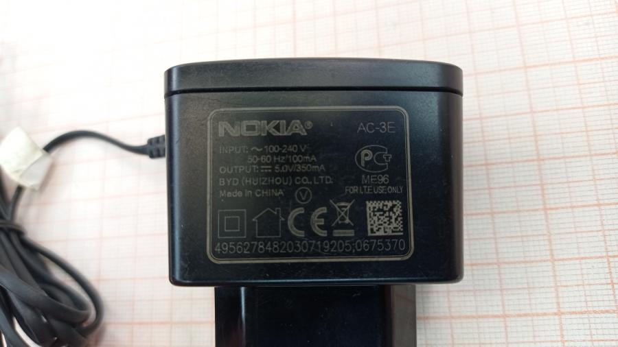 165-603-001 СЗУ для мобильных устройств NOKIA AC-3E #6