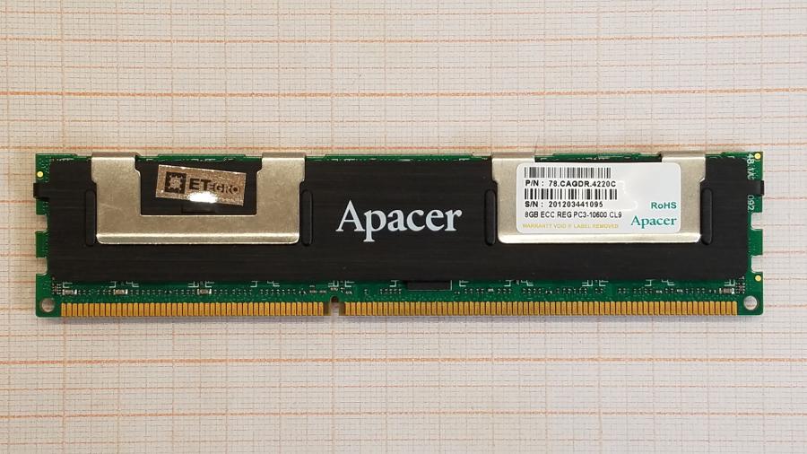 195-136-001 DDR3 RDIMM ECC REG Apacer 78.CAGDR.4220C #1