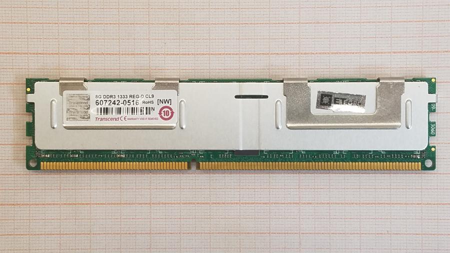 195-137-001 DDR3 RDIMM ECC REG TRANSCEND TS8GJMA333Y #1