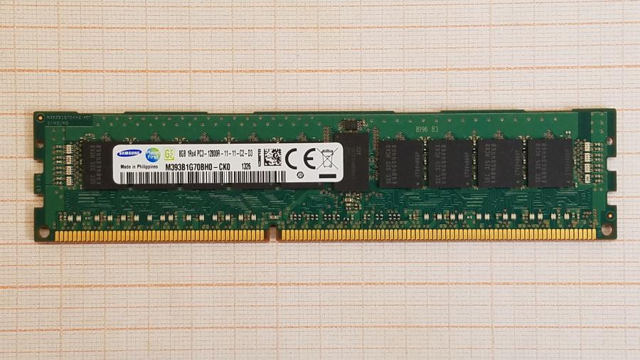 195-141-001 DDR3 RDIMM ECC REG SAMSUNG M393B1G70BH0-CK0 #1
