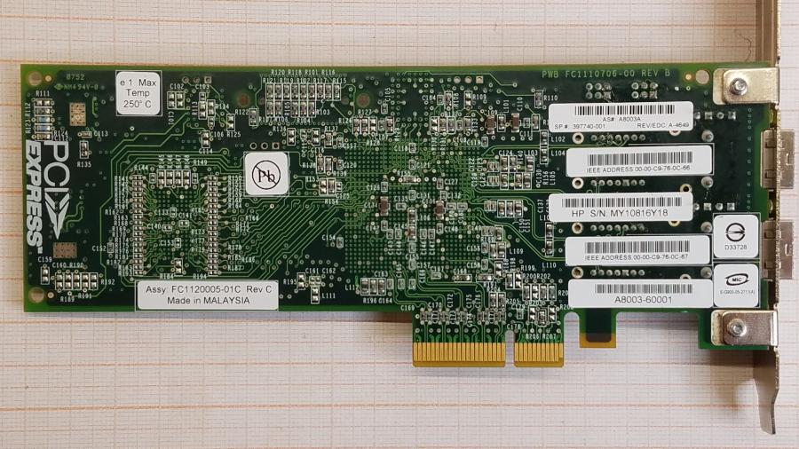 204-036-001 Сетевая карта SFP HP 397740-001 #3