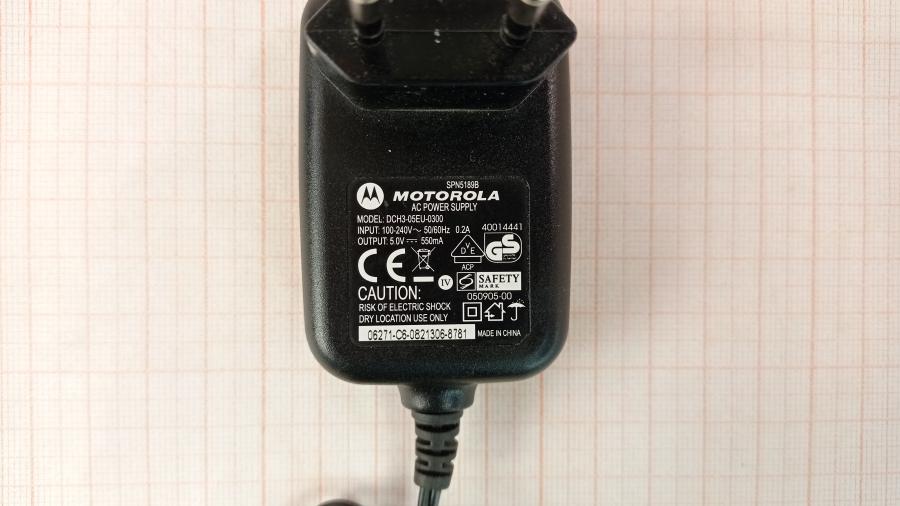 165-605-001 СЗУ для мобильных устройств Motorola DCH3-05EU-0300 #7