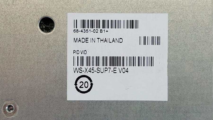 168-092-001 Процессорный модуль для коммутаторов CISCO WS-X45-SUP7-E #4