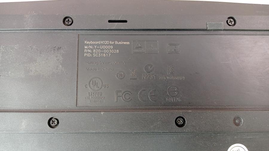 204-038-001 Клавиатура проводная Logitech K-120 #12