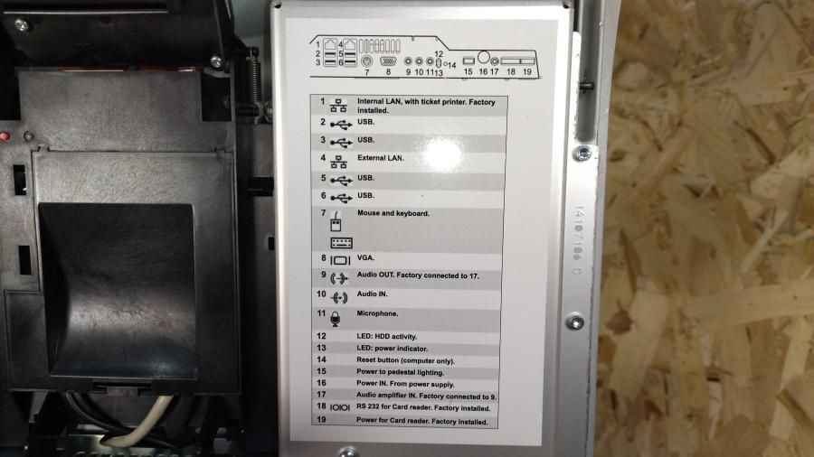 150-031-001 Терминал самообслуживания Qmatic Printer Vision 15" #25