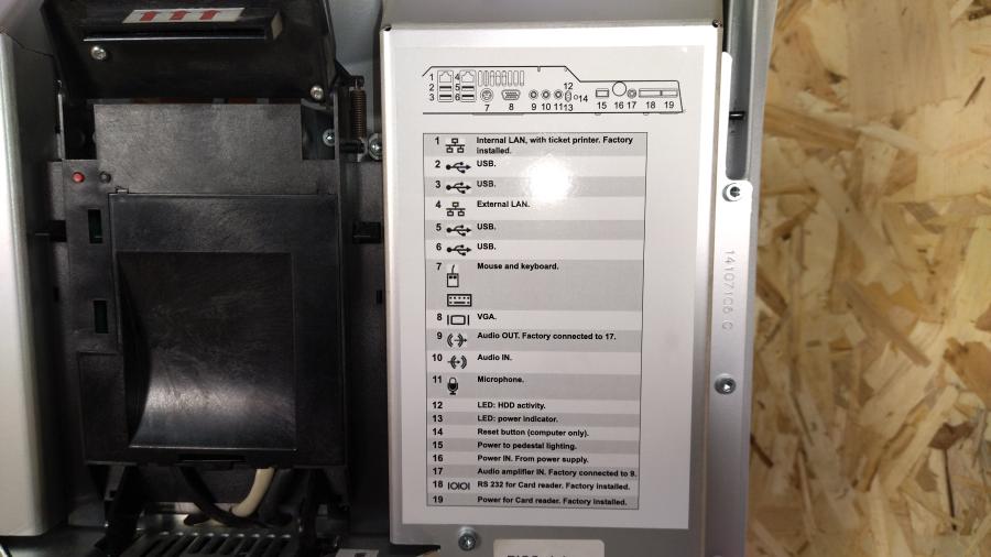150-031-002 Терминал самообслуживания Qmatic Printer Vision 15" #25