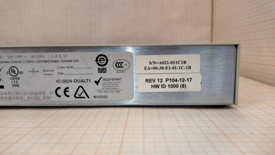 164-015-002 Шлюз VoIP QUINTUM Tenor DX2030 #12
