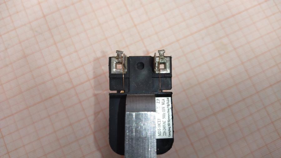 111-250-001 Двигатель вентилятора обдува СВЧ-печи  MDT-10CEF #6