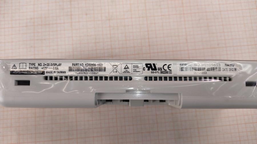 147-071-001 Дисплей покупателя FUJITSU KD02906-1503 #4