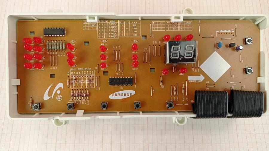 111-254-001 Модуль управления для стиральной машины SAMSUNG MFS-MDP8NPH-00 #7