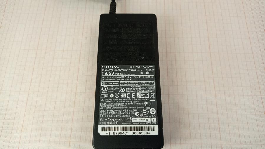 111-271-001 БП для ноутбука SONY VGP-AC19V46 #7