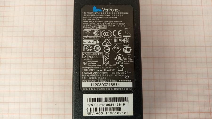 111-298-001 БП для платежного терминала VERIFONE SM09001A #8