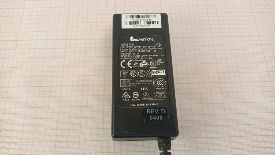 111-300-002 БП для платежного терминала VERIFONE UP04041240-01 #7