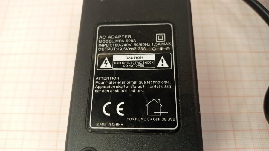 088-145-001 БП для DVD плеера  MPA-690A #8