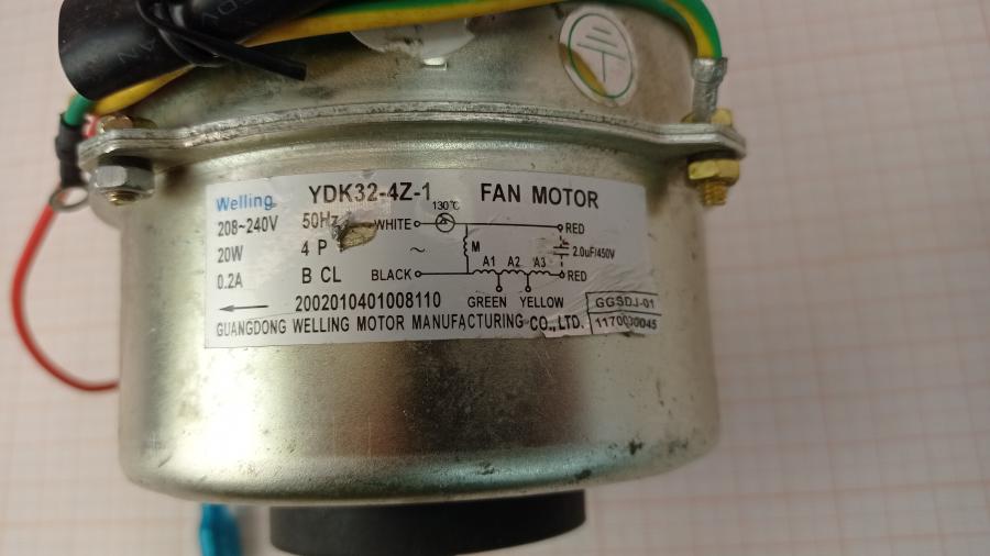 111-303-001 Электродвигатель для кондиционера Welling YDK32-4Z-1 #8
