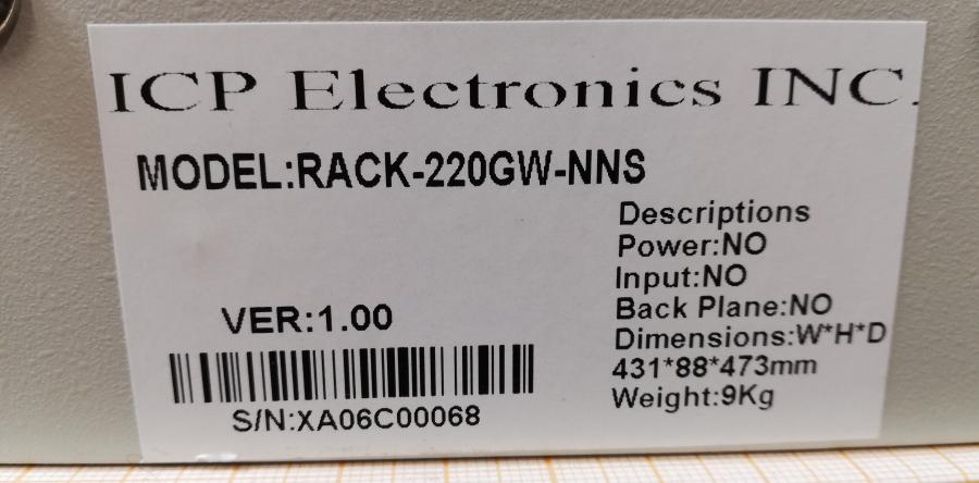 164-017-001 Сервер ICP Electronics inc RACK-220GW-NNS #7