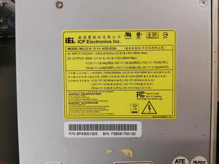 164-017-001 Сервер ICP Electronics inc RACK-220GW-NNS #18