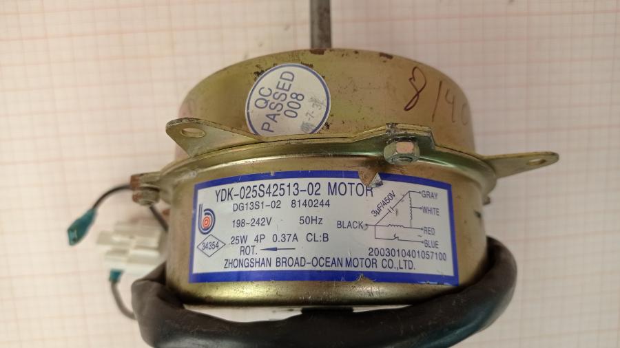 111-322-001 Электродвигатель для кондиционера BROAD-OCEAN YDK-025S42513-02 #9