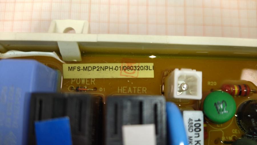 111-334-001 Модуль управления для стиральной машины SAMSUNG MFS-MDP2NPH-01 #3