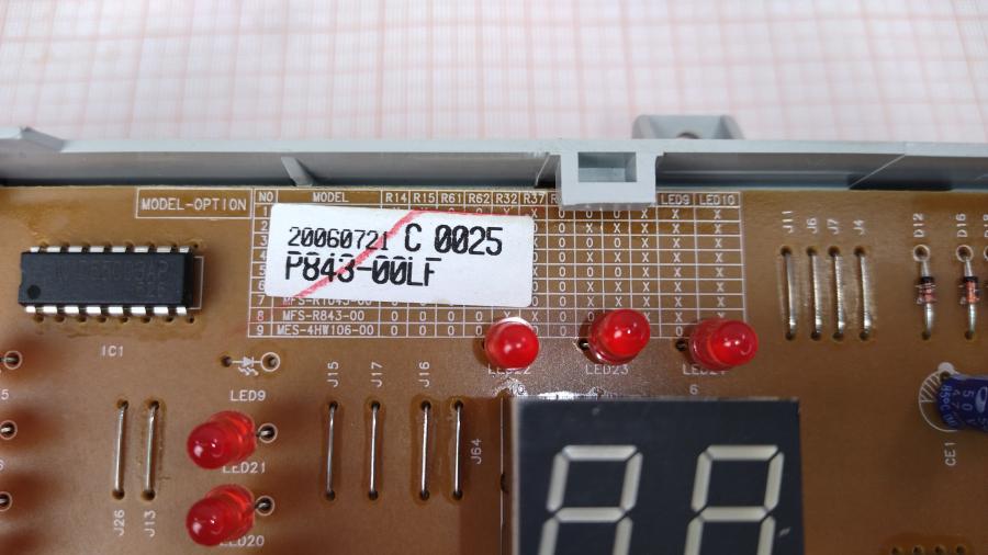 111-337-001 Модуль управления для стиральной машины SAMSUNG MFS-R1043-00 #4