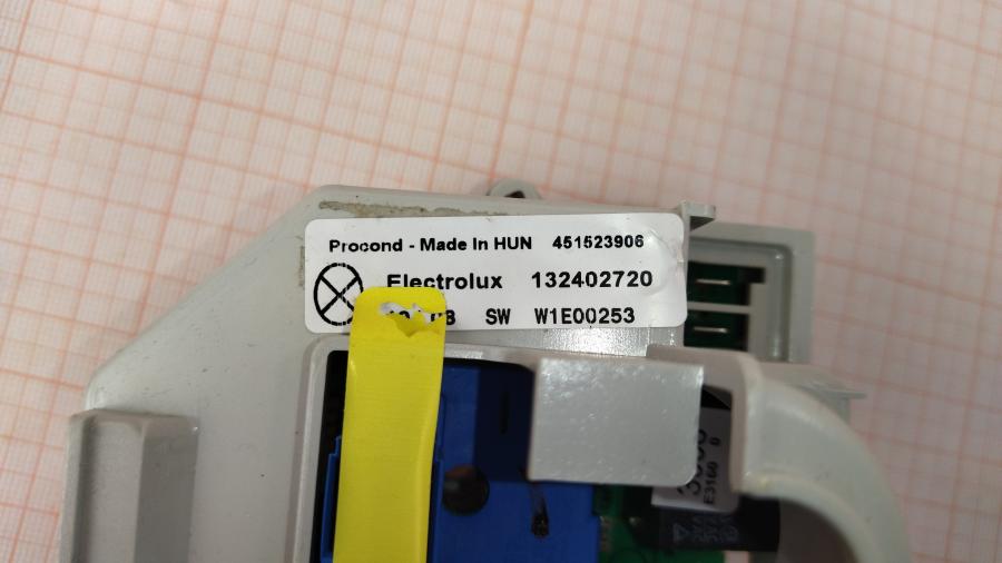 111-342-001 Модуль управления для стиральной машины Electrolux 132402720 #7