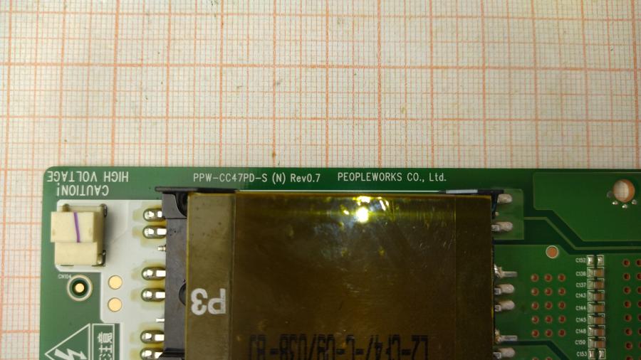 067-038-001 Инвертор подсветки LG 6632L-0515A PPW-CC47PD-S(N) Rev0.7 #4