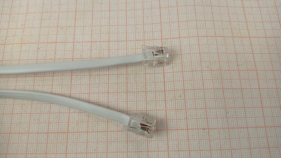 111-478-001 Кабель Patch Cord  RJ-11 Длинна 1.5м #3