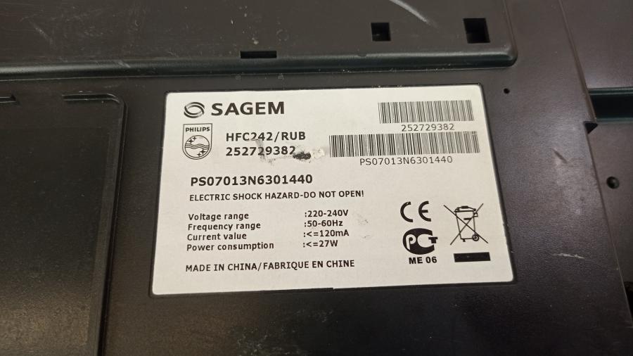 165-636-001 Факс PHILIPS HFC 242/RUB #16