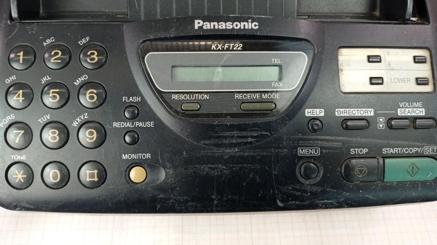 165-640-001 Факс PANASONIC KX-FT22 #8