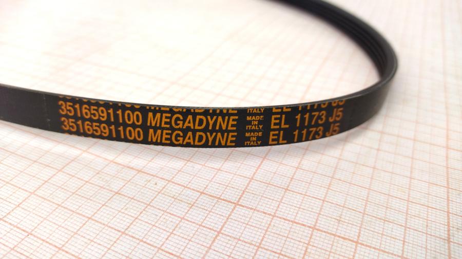 111-497-001 Ремень поликлиновый для стир.машин MEGADYNE EL 1173 J5 3516591100 #2
