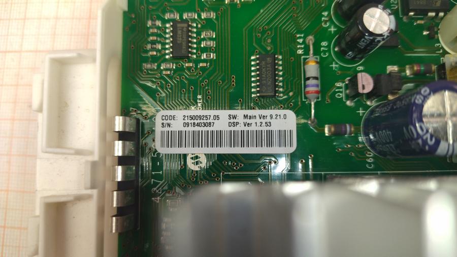 111-501-001 Модуль управления для стиральной машины INDESIT 215009258.05 #9