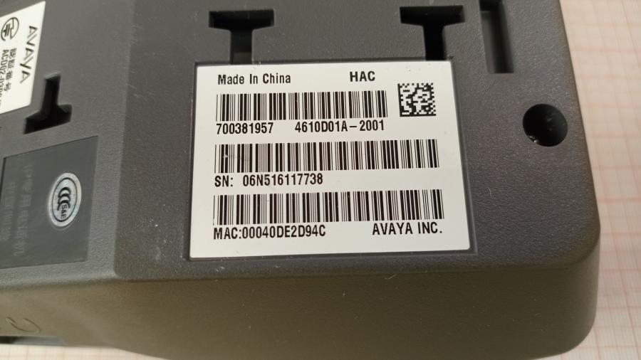 039-049-001 Телефон VoIP AVAYA 4610SW IP #14