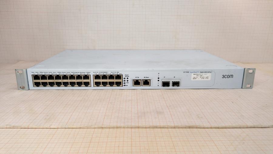 210-014-001 Коммутатор управляемый 3COM SuperStack 3 Switch 4200 28-Port 3C17304A #2