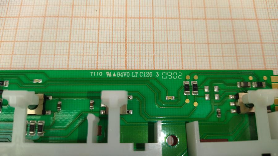 111-515-001 Плата индикации для стиральной машины BITRON 21013012401 #3