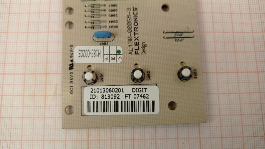 111-532-001 Плата индикации для стиральной машины DIGIT 21013060201 #6