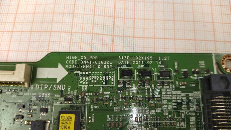 111-586-001 Материнская плата для ТВ  BN41-01632C #6